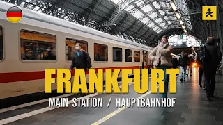 Frankfurt Walk | Walking in Frankfurt Main Station (Hauptbahnhof) in Germany