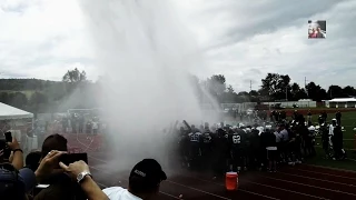 NY Jets ALS Ice Bucket Challenge with Fire Truck Hose