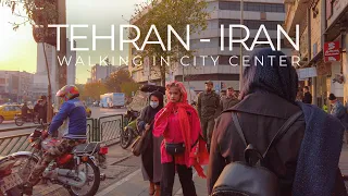 TEHRAN 2021 (4K) - Walking in the City Center