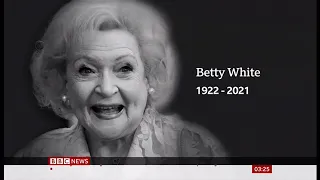 Betty White passes away (1922 - 2021) (USA) - BBC News - 31st December 2021