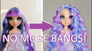 Rainbow High doll MAKE-OVER: Violet Willow (unboxing, review & hair make-over)