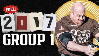 *FULL* 2017 World's Strongest Man | Group 1