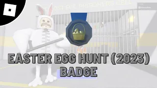How to get Easter Egg Hunt 2023 badge in BARRY'S PRISON RUN roblox