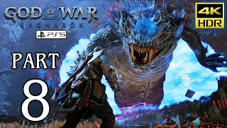 GOD OF WAR RAGNAROK Walkthrough PART 8 (PS5) No Commentary Gameplay @ 4K HDR 60ᶠᵖˢ ✔