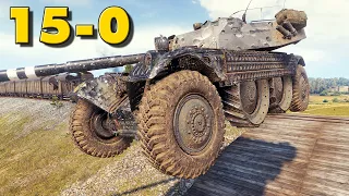 EBR 105 - Game Result: 15-0 and 18K Assist Damage - World of Tanks