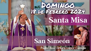 ✅ MISA DE HOY domingo 18 de Febrero 2024 - Padre Arturo Cornejo