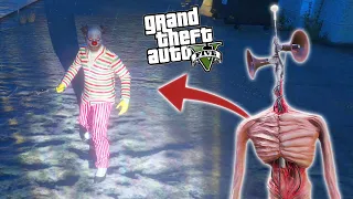 CAÇANDO O BRINQUEDO ASSASSINO no GTA 5! Siren Head