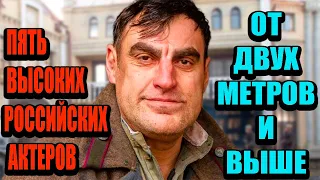 От двух метров и выше: пять высоких российских актеров