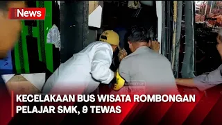 Kecelakaan Maut Bus Rombongan Pelajar SMK Terguling di Ciater Subang - Breaking News 11/05