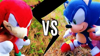 Sonic Vs Knuckles - Sonic Plush Smackdown