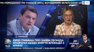 Зняти блокаду з Криму означає визнати півострів частиною РФ - Гримчак про заяви Кравчука