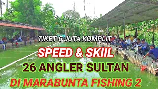 LOMBA MANCING EXECUTIVE TIKET 6 JUTA 1 JORAN 26 LAPAK !!!