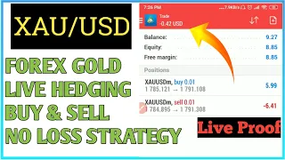 • Forex Gold Live Trading Strategy | XAUUSD Hedging Strategies Live Profit 2022