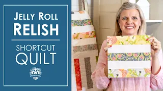 🎹 Piano Keys & Jelly Rolls! A Quilt You'll RELISH 🌭 Jelly Roll Relish 🌟 Shortcut Quilts Free Pattern
