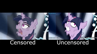 My Little Pony S8E13 "The Mean Six" censorship COMPARISON