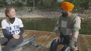 2023 World Rowing Indoor Championships - row with Gurdeep Pandher