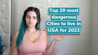 🇺🇸 Top 20 most dangerous Cities to live in America for 2023 and 2024 USA