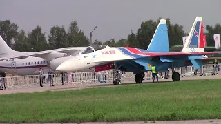 Су-35 "Русские Витязи" - групповой взлет