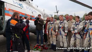 Тренировка космонавтов в Сочи