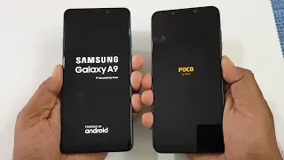 Samsung A9 (2018) vs Poco F1 Speed Test | TechTag