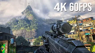 COD MW 2 REMASTERIZADO  - FAVELA NO RIO DE JANEIRO em 4K 60fps