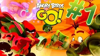 ANGRY BIRDS GO злые птички катаются на машинках игра как мультик . ВИДЕО ДЛЯ ДЕТЕЙ МультиPlay