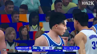 LIVE NOW! Gilas Pilipinas vs Thailand | ASIA CUP | November 2, 2023 | CPU VS CPU #fiba2k