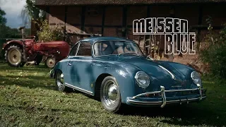 1958 Porsche 356A 1600 Super: Meissen Blue, Not Messed With