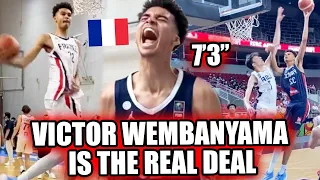 7'3" Victor Wembanyama Was UNSTOPPABLE At The Fiba World Cup! Future #1 PICK!? 🔥