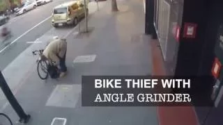 Bike Thief & Angle Grinder