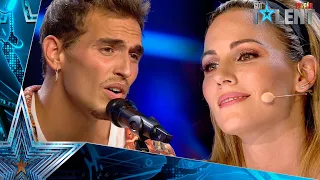 Este cantante ENAMORA a todos con su emotiva canción INÉDITA | Audiciones 2 | Got Talent España 2021