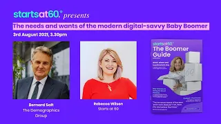 Starts at 60 Insights from The Boomer Guide, with Bernard Salt and Rebecca Wilson
