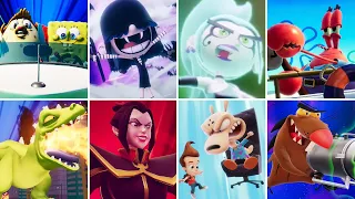 Nickelodeon All-Star Brawl 2 - All Characters Final Smashes (Special Attacks)