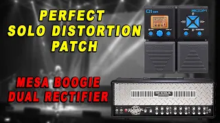 ZOOM G1ON - Mesa Boggie Dual Rectifier - Solo Distortion - Patch