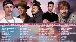 New English Songs 2024 -  Justin Bieber, Bruno Mars, The Weeknd, Maroon 5, Ed Sheeran