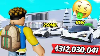 I Bought The MOST EXPENSIVE NEW CAR And HOLIDAY HOME In MEGA MANSION TYCOON!