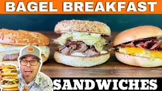 3 Breakfast Bagel Sandwich Recipes to Make on the Griddle - Which one is best?