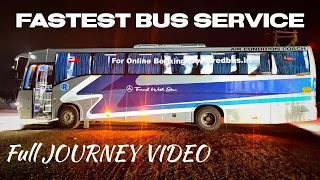 OVERNIGHT BUS JOURNEY | Guwahati to Duliajan | Rayan Travels | Bharat Benz Luxury AC Seater Bus