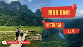 DON'T MISS NINH BINH! | Boat Trip and Sunset Hike | Vietnam Travel Vlog 🇻🇳