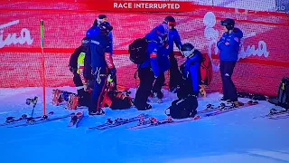 Mikaela Schiffrin - Cortina d'Ampezzo 2024 Women's Downhill - Horror Crash