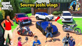 Franklin and ShinChan Stolen Sourav Joshi Vlogs Indian cars in GTA 5 | JNK GTA V