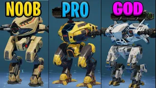 WAR ROBOTS NOOB VS PRO VS GOD