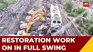 Odisha Train Accident | 1000+ Workers, Relief Trains: Restoration Work On At Odisha Accident Site