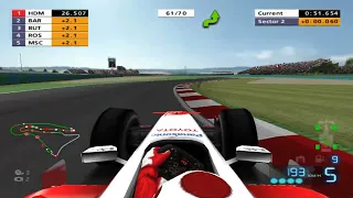 F1 2006 PS2 Career Mode (Hard) - S01 Magny-Cours - Race