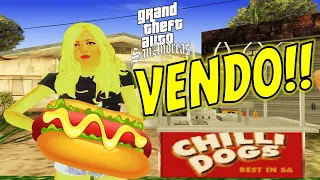 La Hija de CJ vende HOT DOGS - GTA San Andreas Loquendo