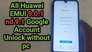 Huawei Y5 2019 (AMN-LX2) 9.0.1 Frp Bypass without pc 2020 //  All Huawei 9.0.1 Google Account Unlock