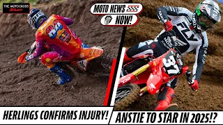 Herlings CONFRIMS INJURY, Anstie to Star Yamaha in 2025? & MORE | Moto News Now