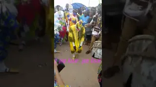 Skillful masquerade on ijebu dance, apepe dance, Ogun State, Nigeria