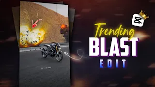 ROCKET EXPLOSION EFFECT BIKE REELS TUTORIAL - CAPCUT 🔥