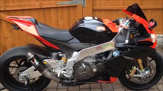 Aprilia RSV4 Factory APRC - standard Exhaust and Austin Racing GP2